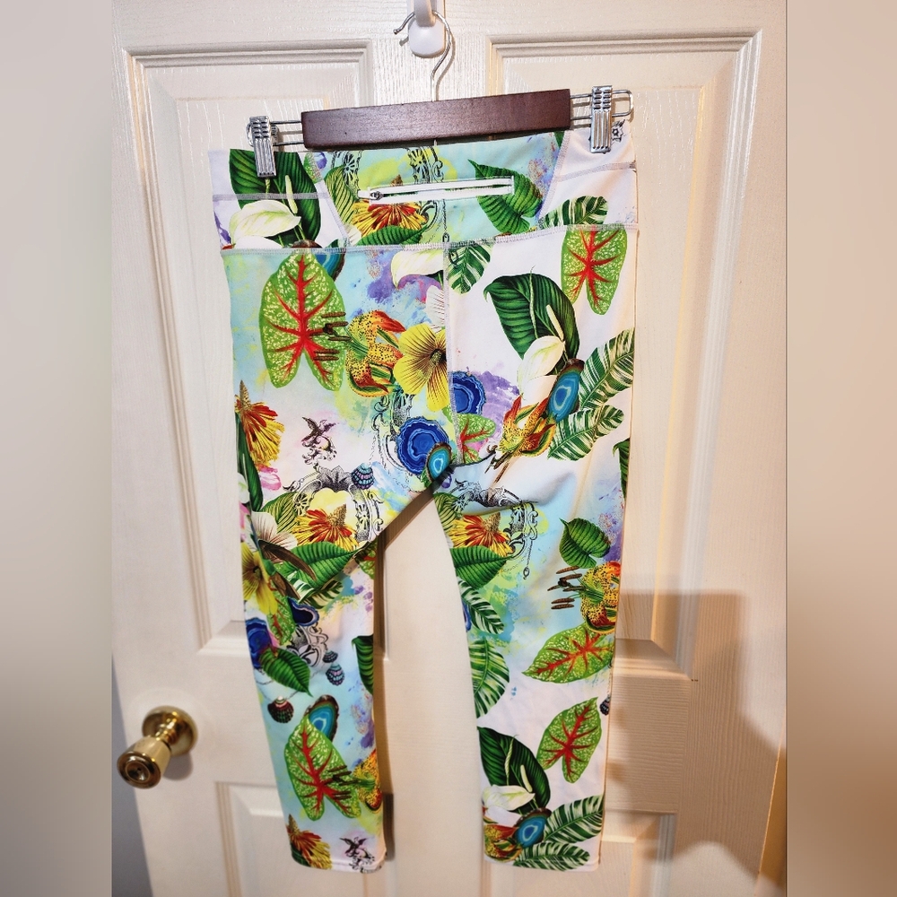 Athleta Tropical Sonar Floral Print Leggings - Picture 3 of 4